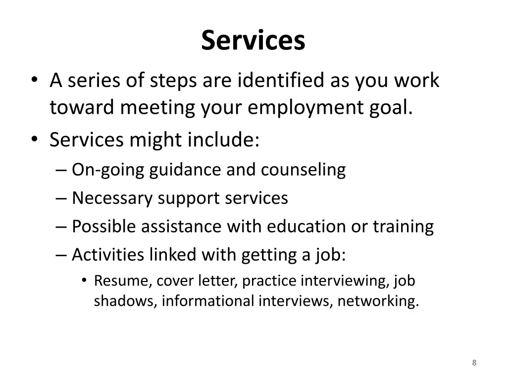 services