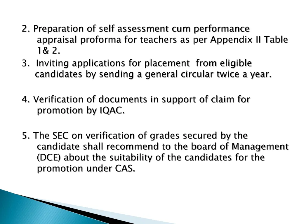 2 preparation of self assessment cum performance