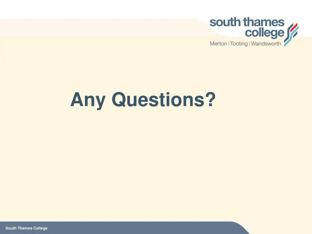 any questions