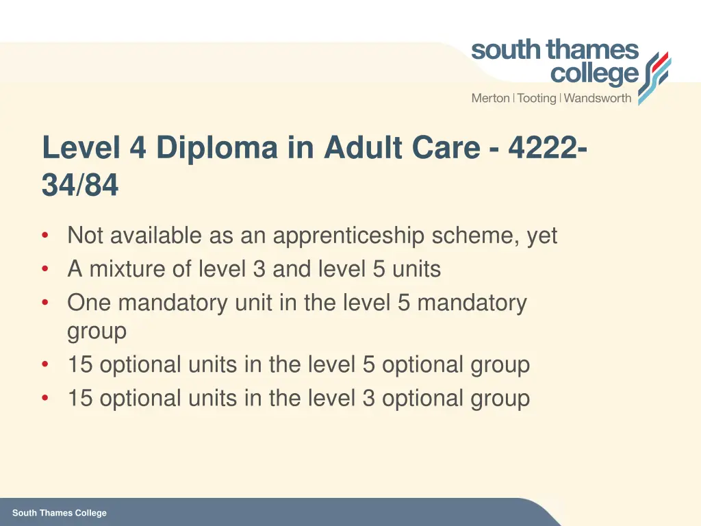 level 4 diploma in adult care 4222 34 84
