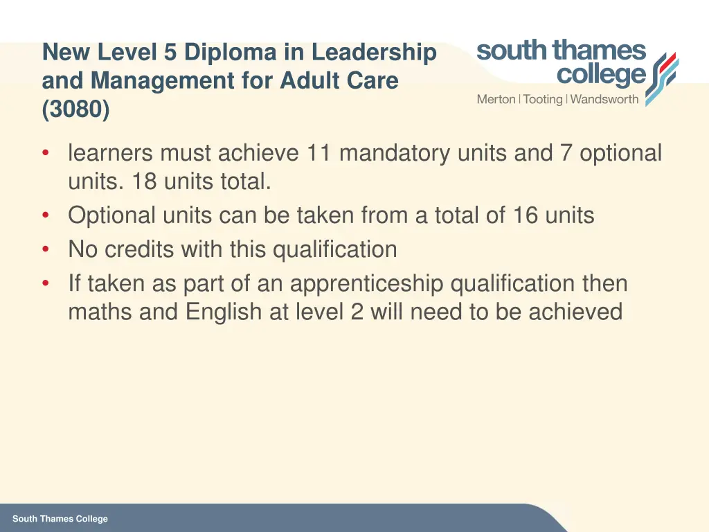 new level 5 diploma in leadership and management