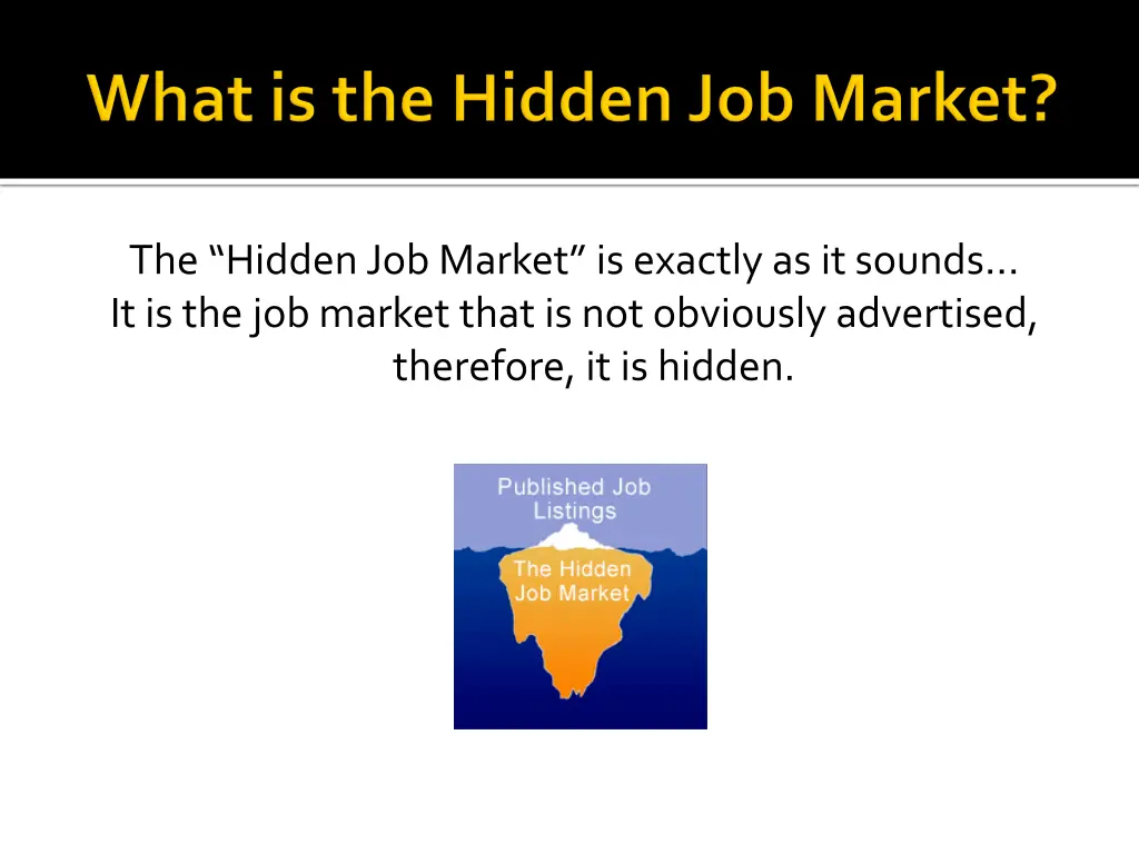 the hidden job market is exactly as it sounds