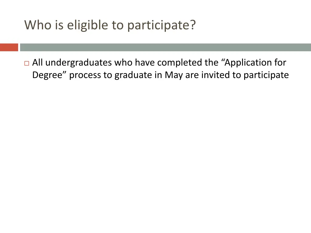 who is eligible to participate