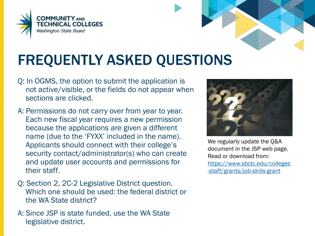 frequently asked questions