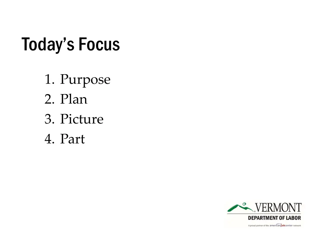 today s focus