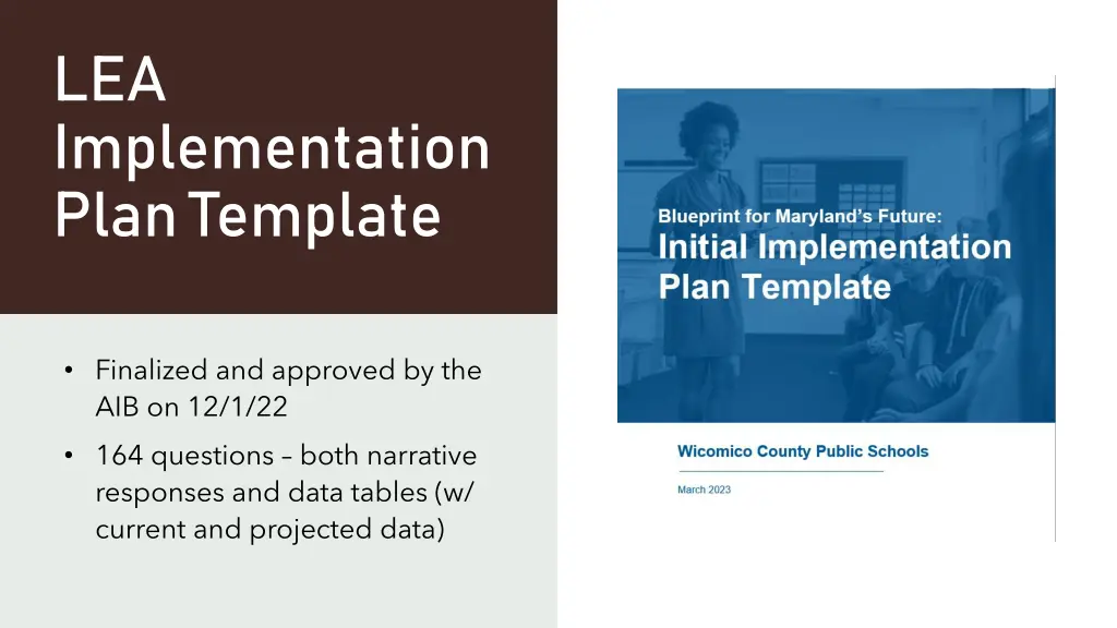 lea implementation plan template