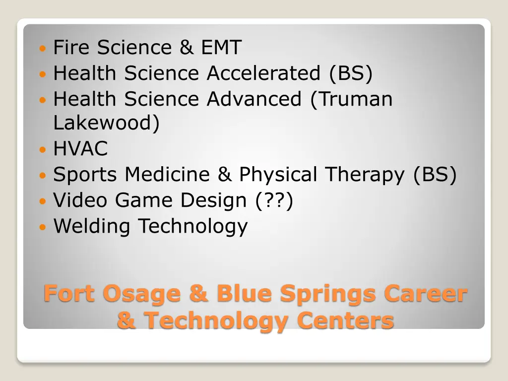 fire science emt health science accelerated