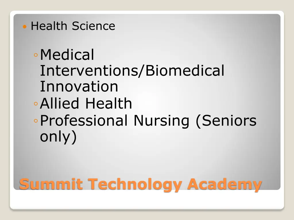 health science
