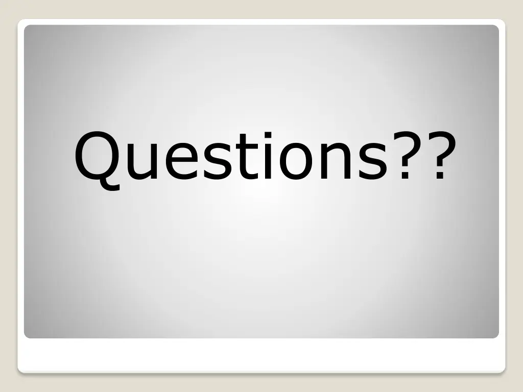 questions