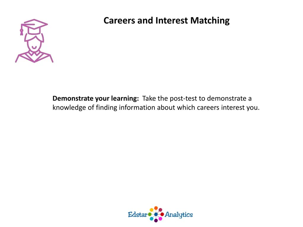 careers and interest matching 3