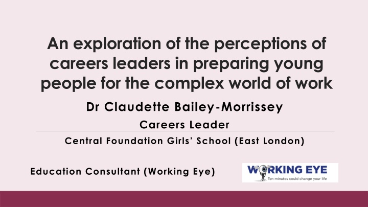an exploration of the perceptions of careers