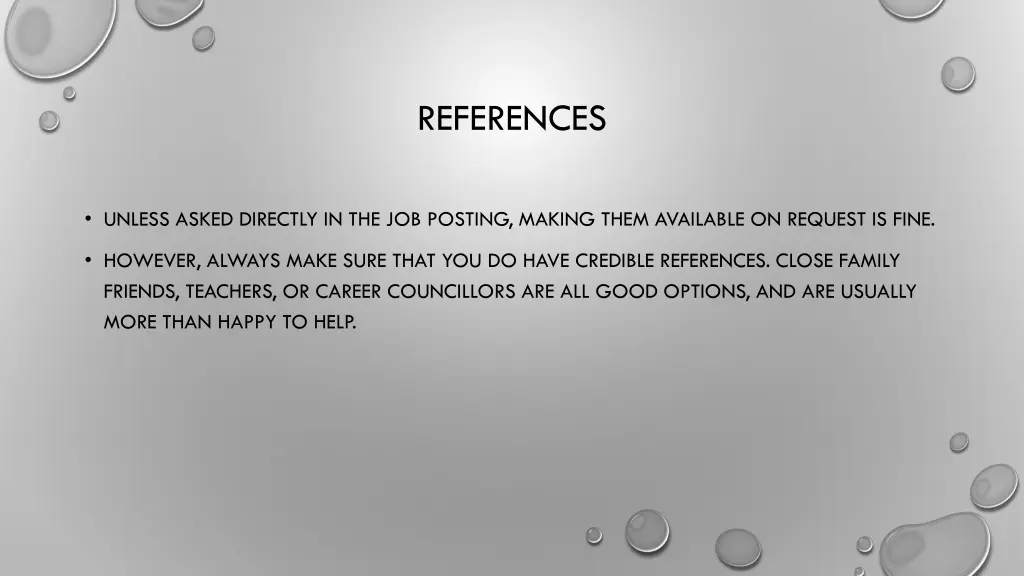 references
