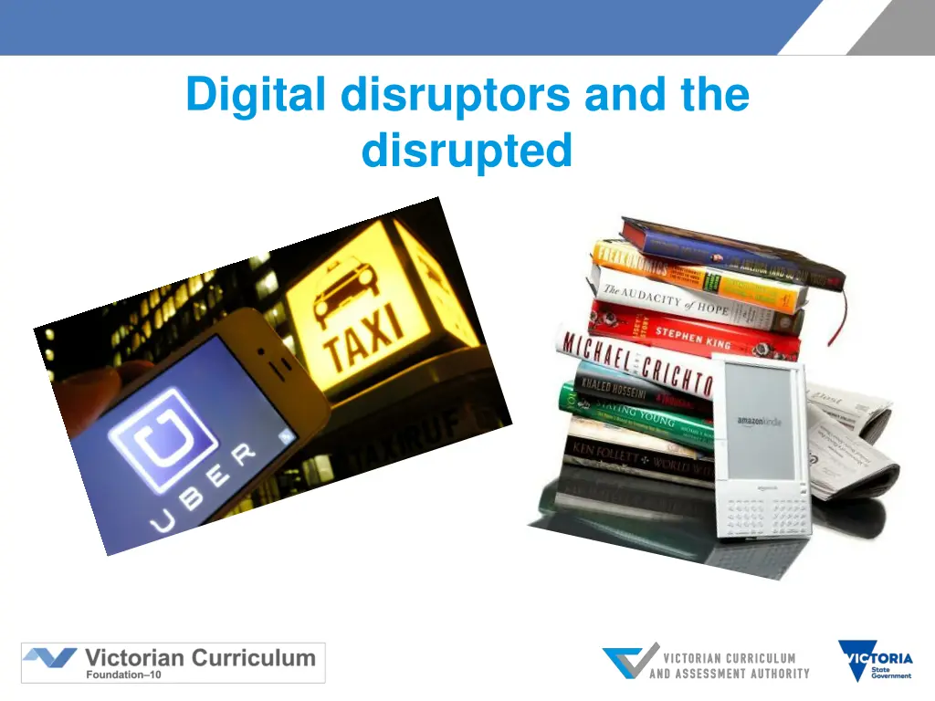 digital disruptors and the disrupted