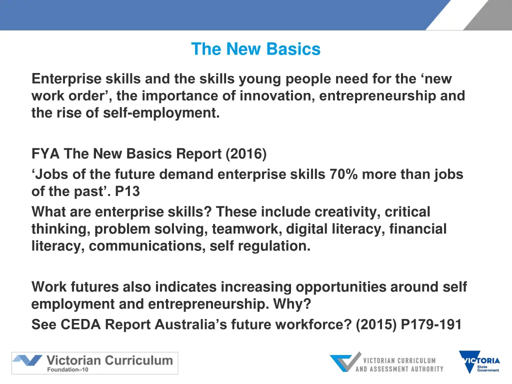 the new basics