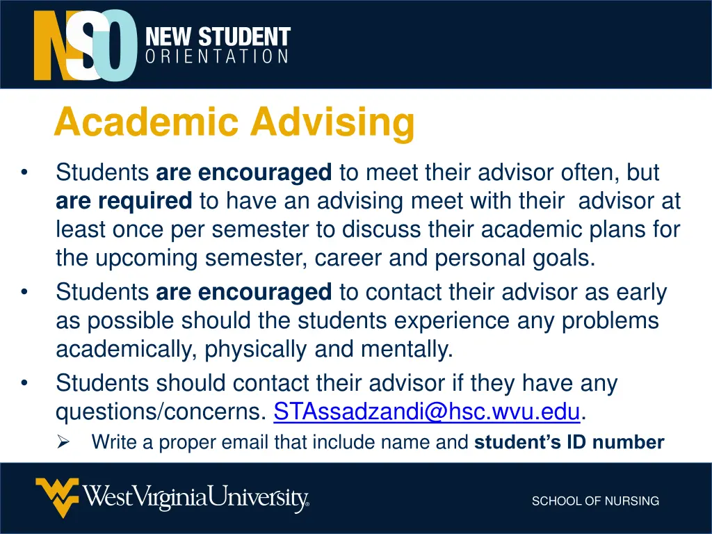 academic advising