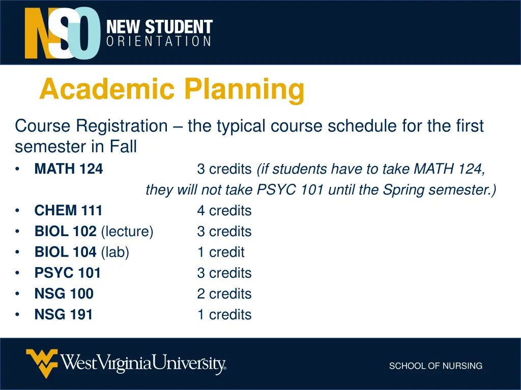 academic planning