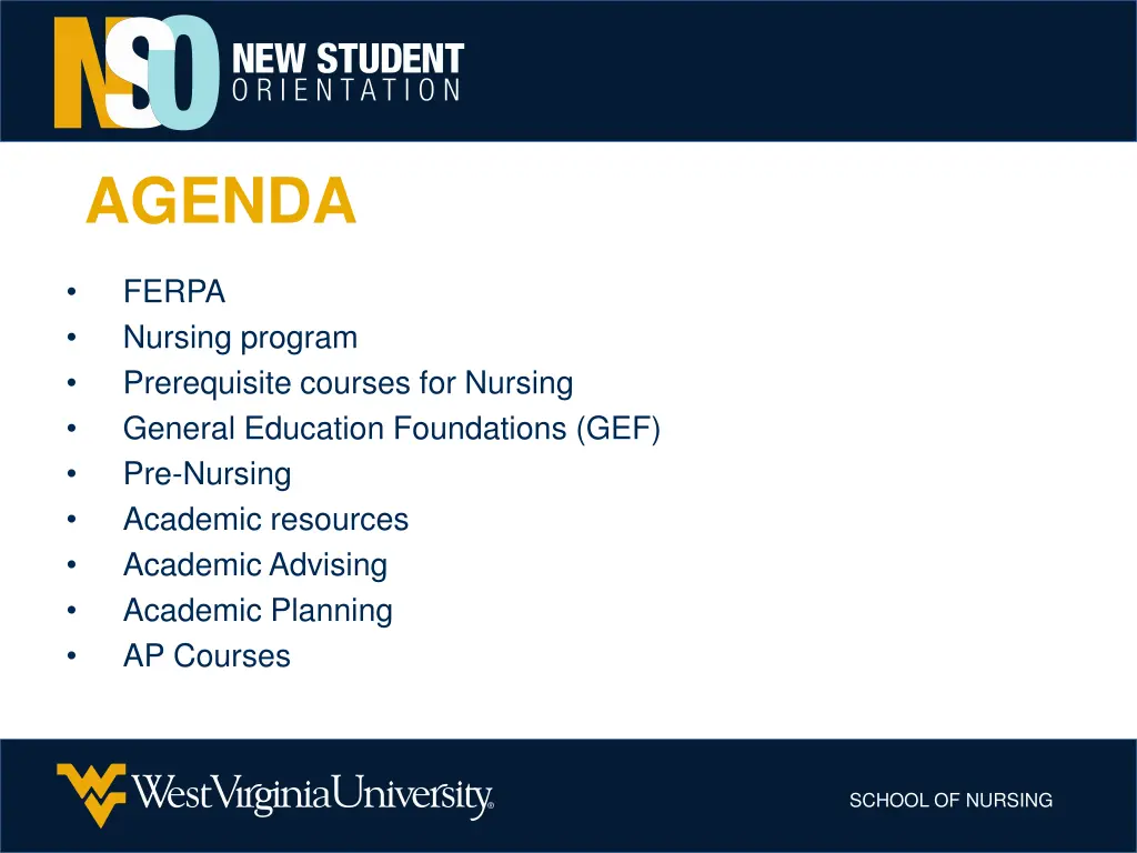 agenda