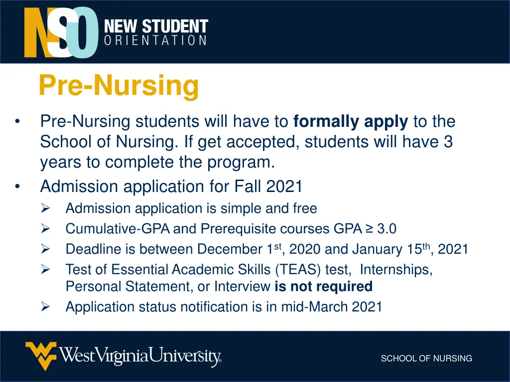pre nursing
