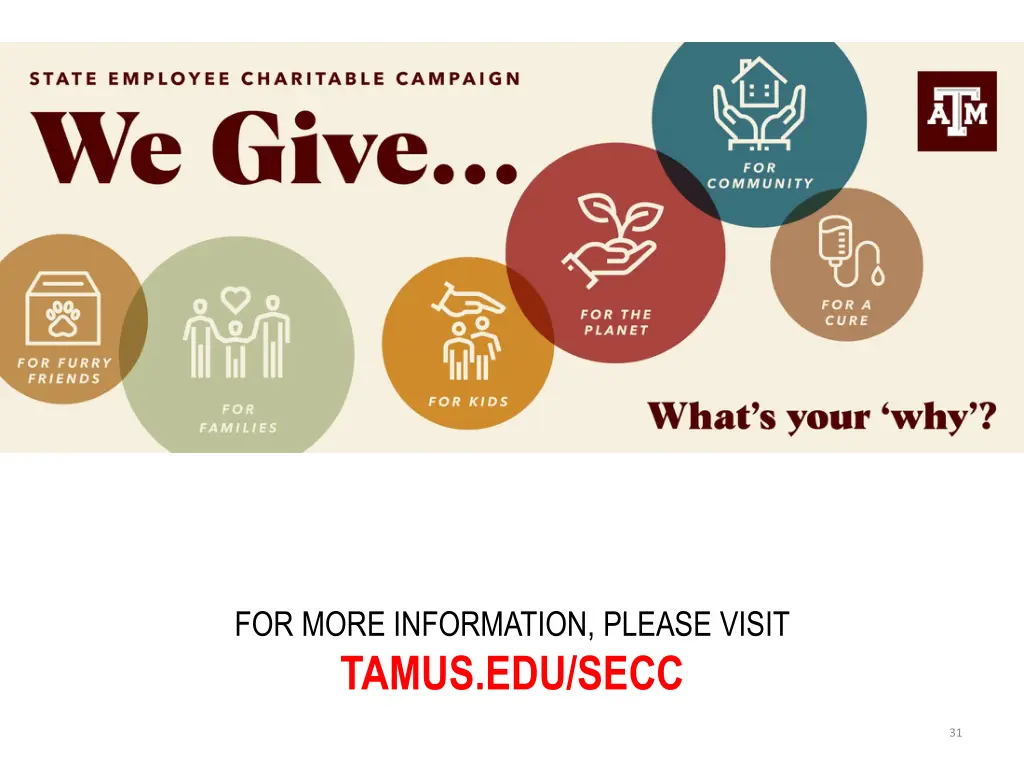 for more information please visit tamus edu secc