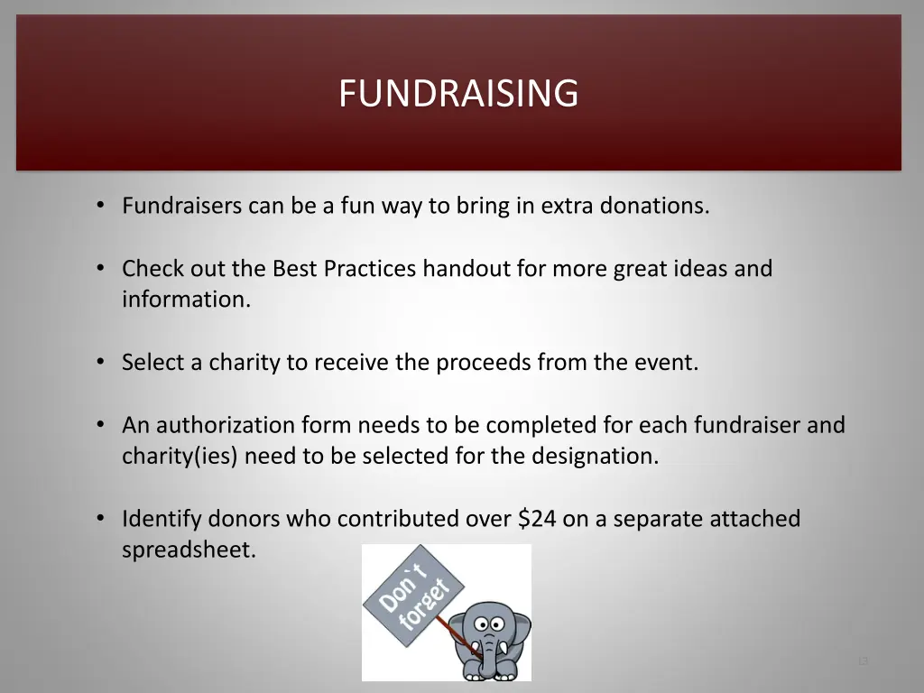 fundraising
