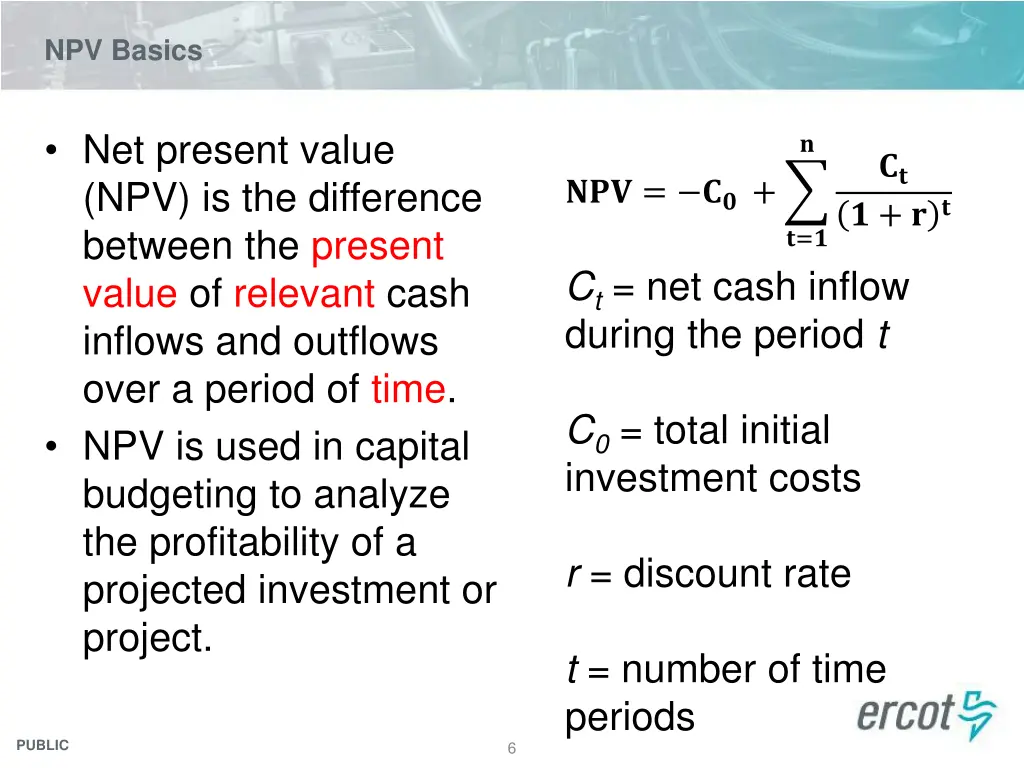 npv basics