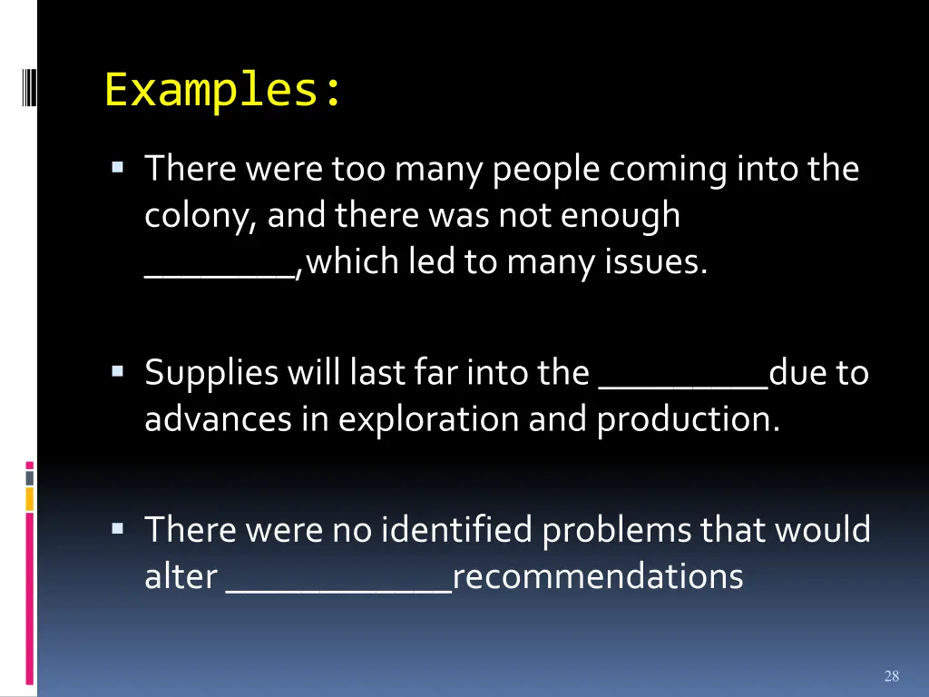 examples