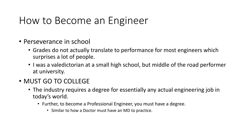 how to become an engineer