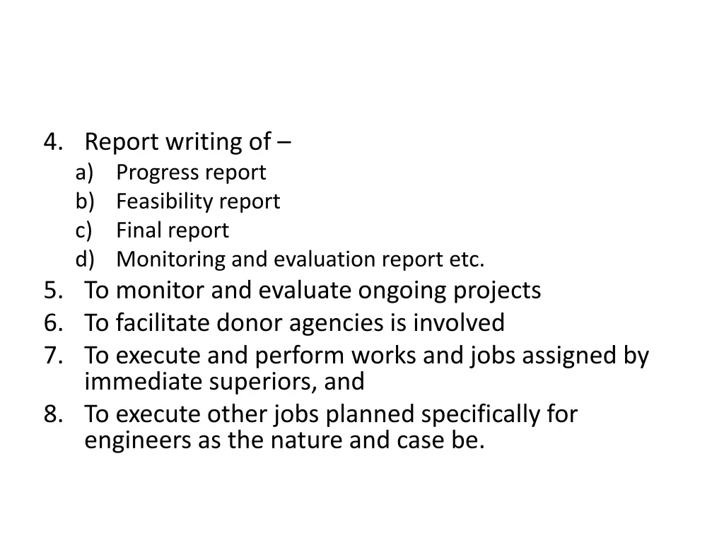 4 report writing of a progress report