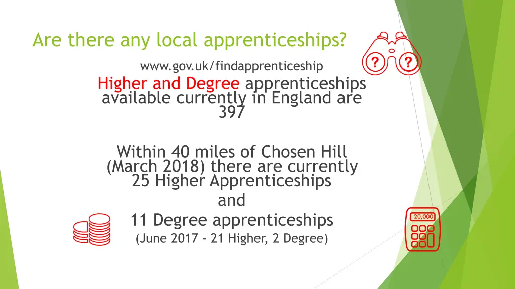 are there any local apprenticeships