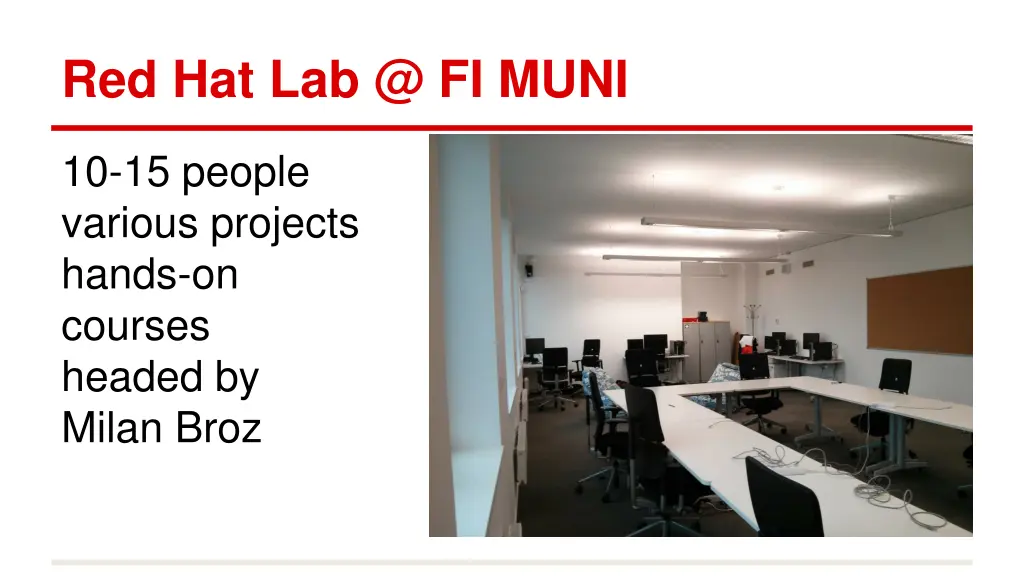 red hat lab @ fi muni