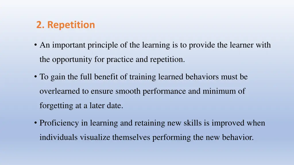 2 repetition