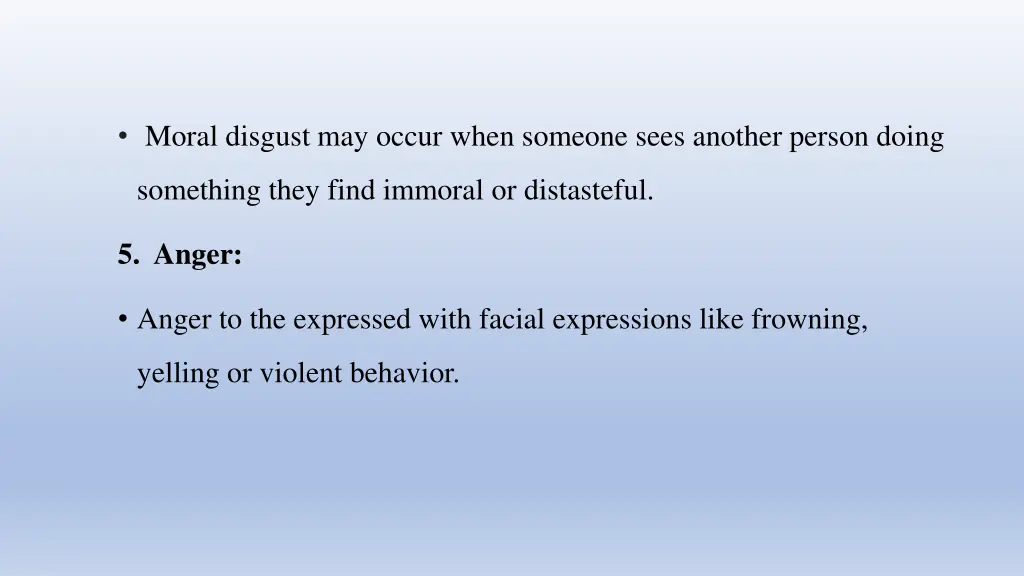 moral disgust may occur when someone sees another