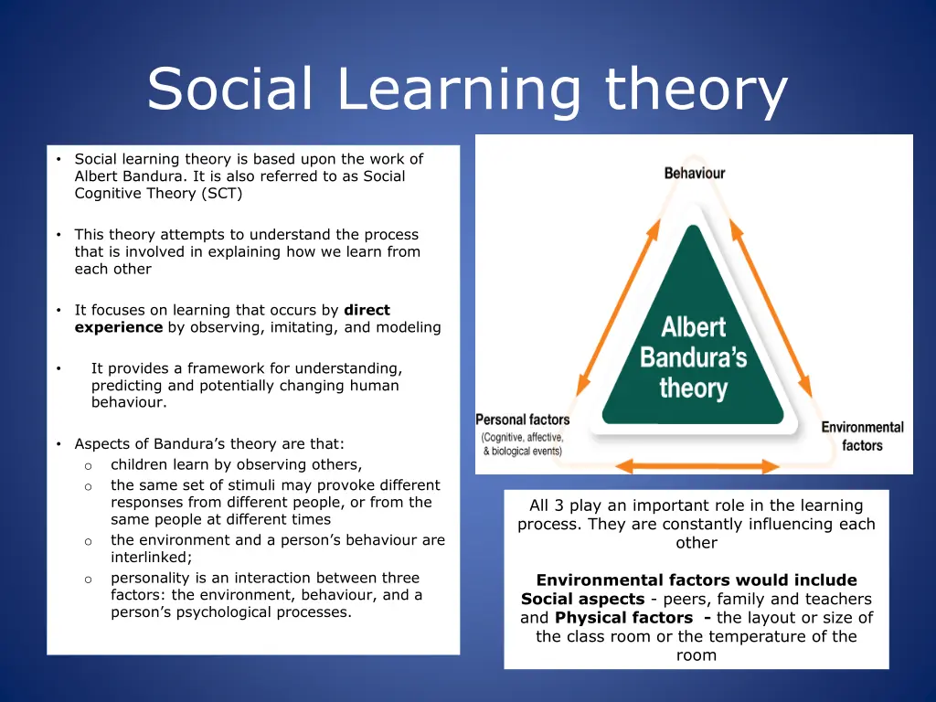 social learning theory