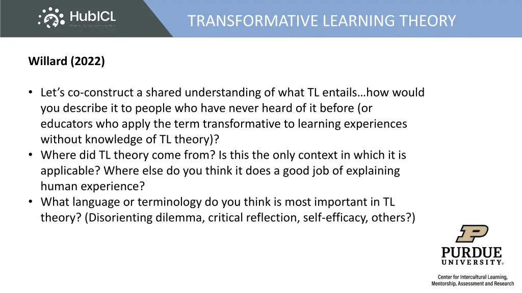 transformative learning theory 2