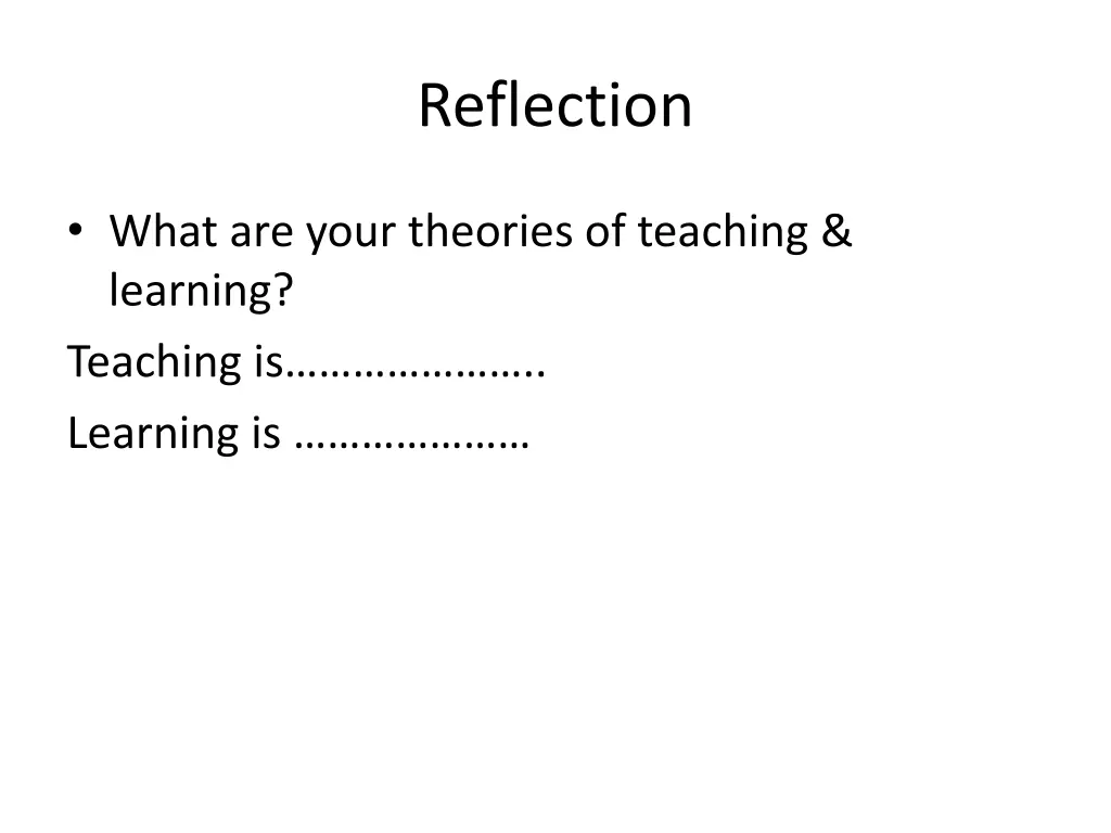 reflection