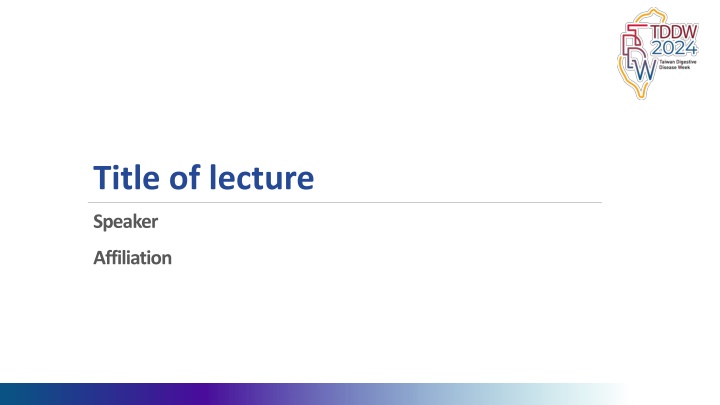 title of lecture