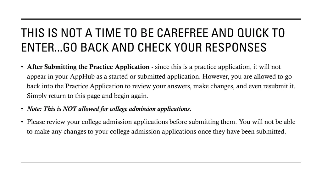this is not a time to be carefree and quick