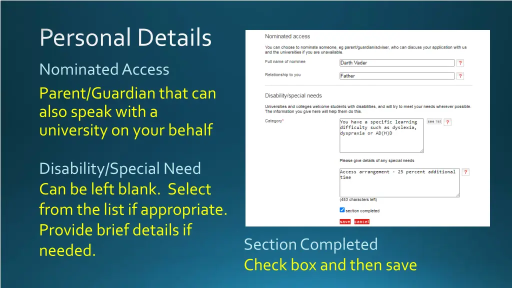 personal details 1