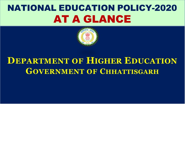 national education policy 2020 at a glance