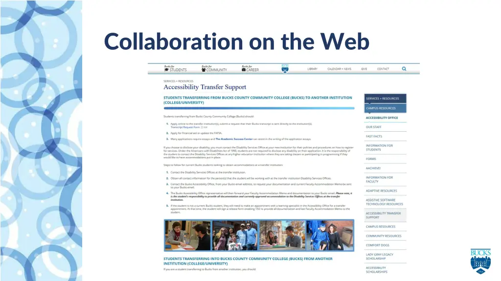 collaboration on the web