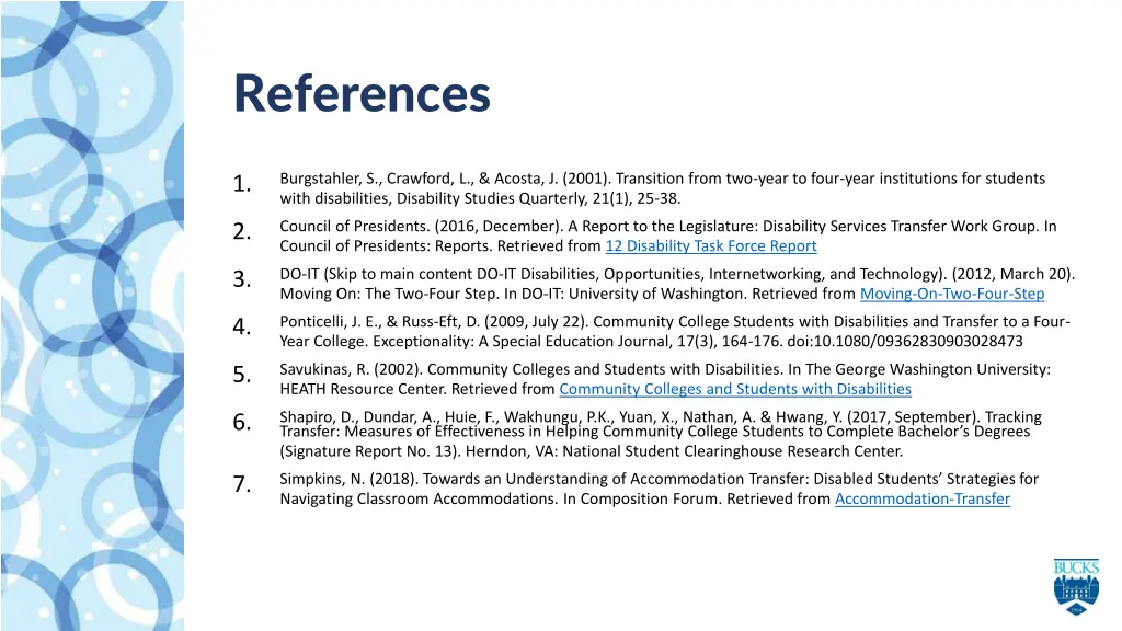 references