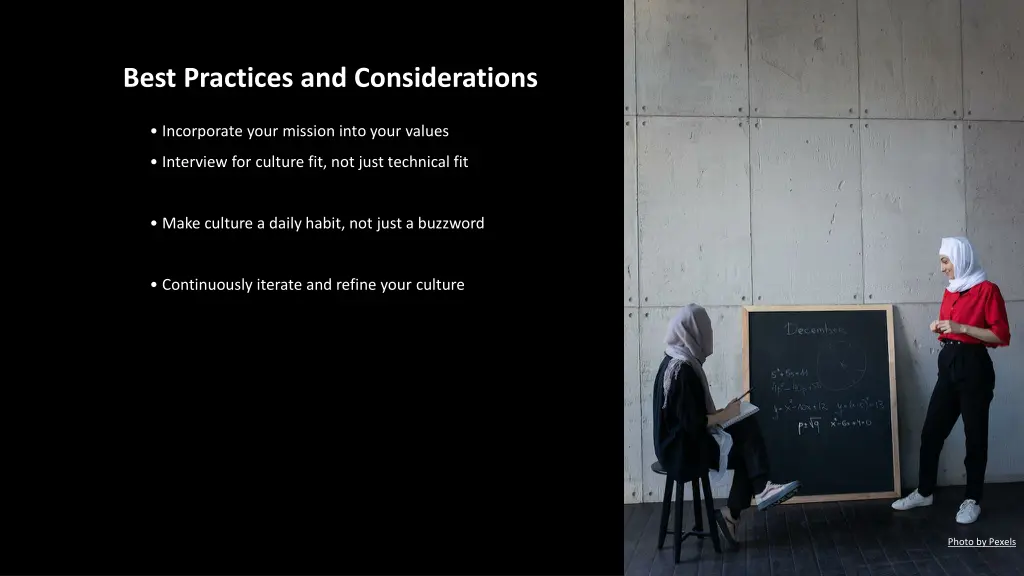best practices and considerations