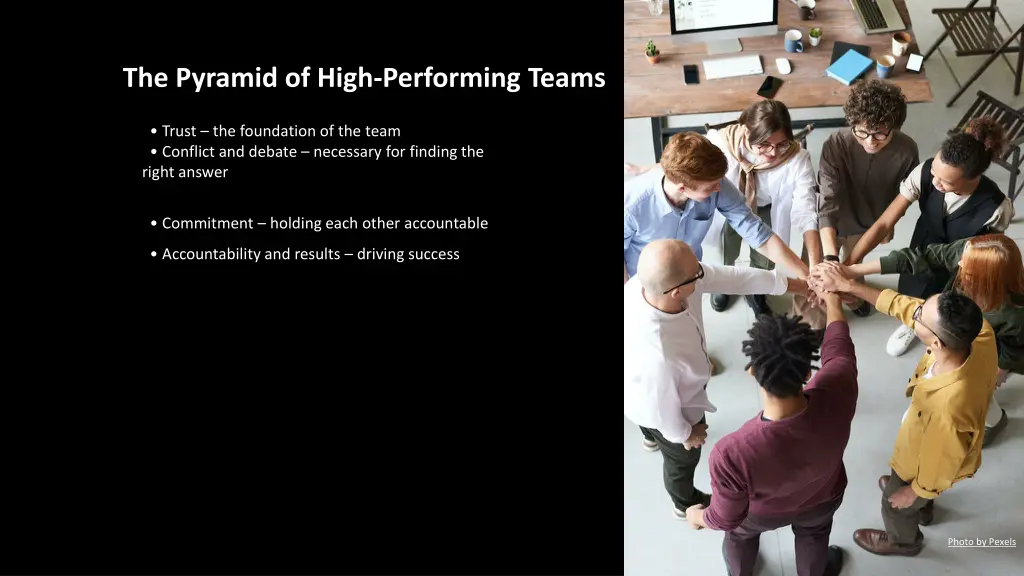 the pyramid of high performing teams