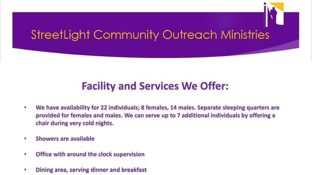 facility and services we offer