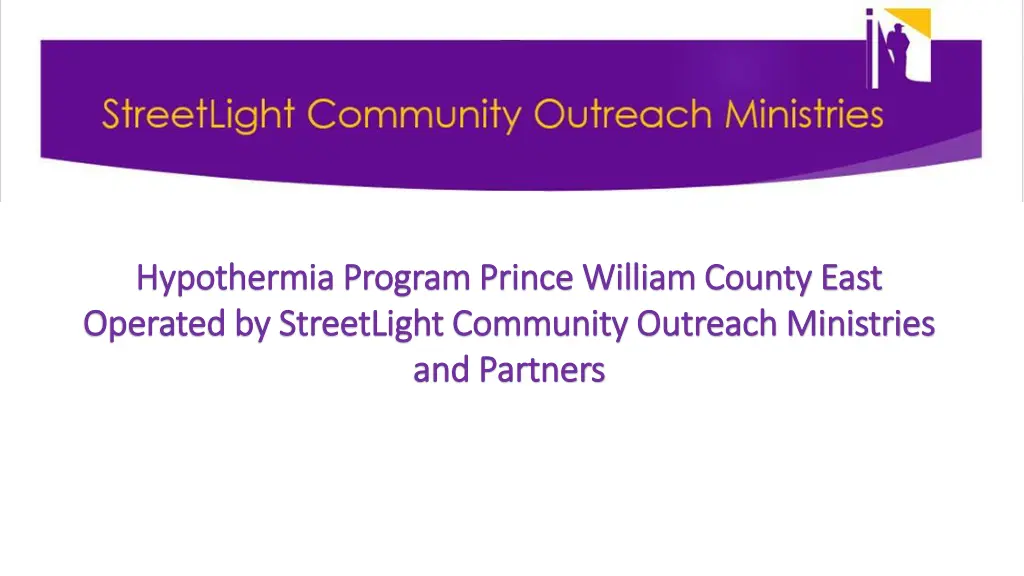 hypothermia program prince william county east