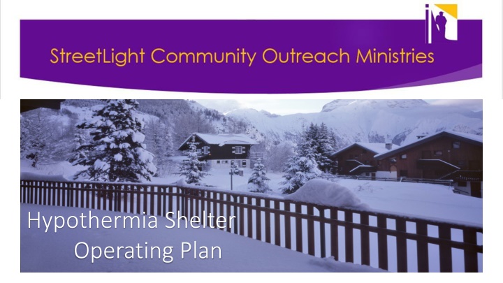 hypothermia shelter operating plan
