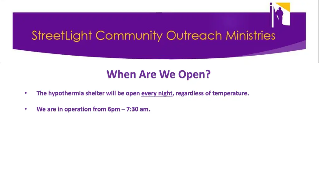 when are we open