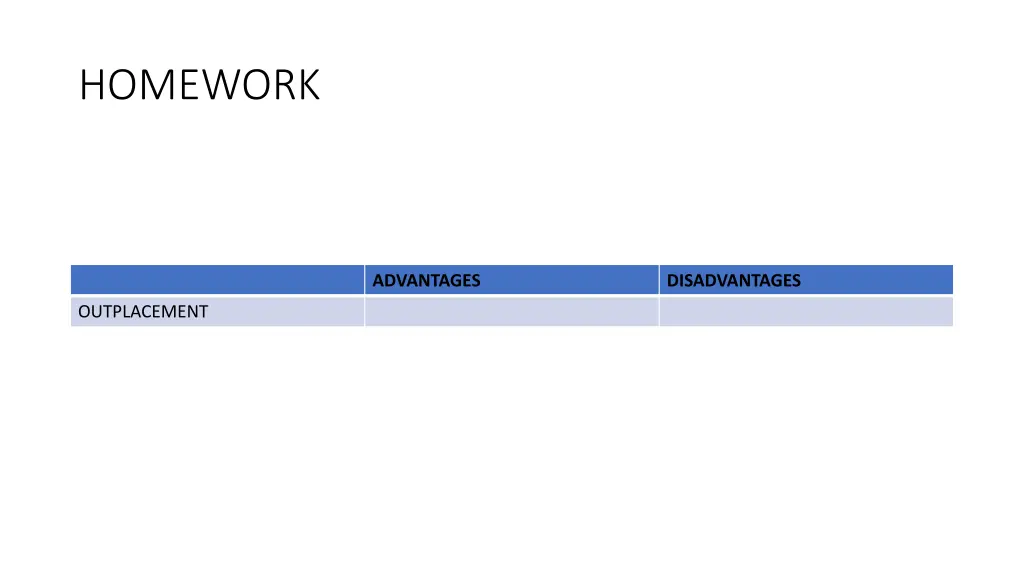 homework