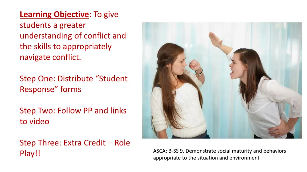 learning objective to give students a greater