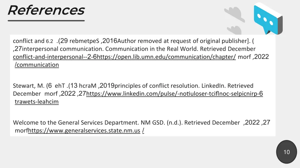 references